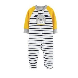 Carter's Zip-Front Dog Sleep & Play Footie